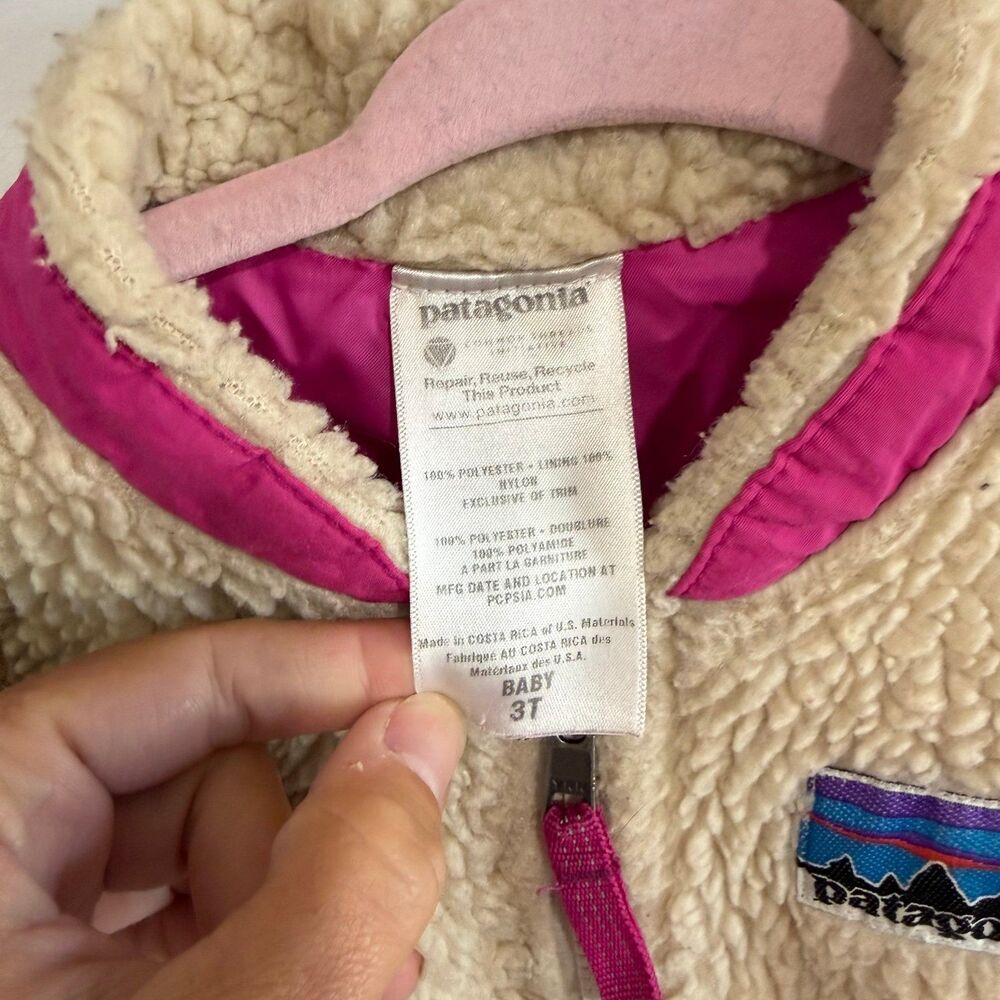 Patagonia Baby Toddler Girls Retro-X Jacket - Picture 3 of 10